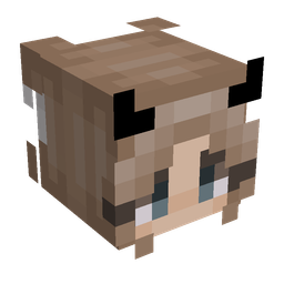 Black skin: head render
