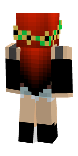 Black skin: body, back render