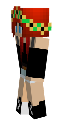 Black skin: body, left side render