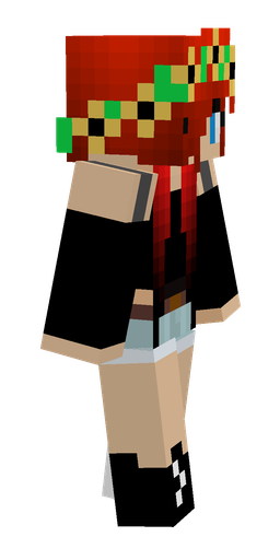 Black skin: body, right side render