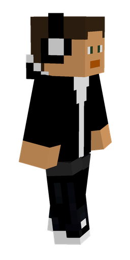 Black skin: body, right side render