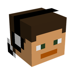 Black skin: head render