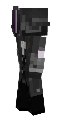Black skin: body, left side render