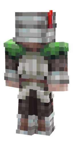 Black skin: body, back render