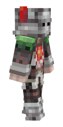 Black skin: body, right side render