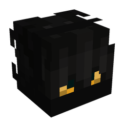 Black skin: head render