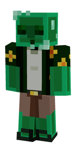 Black skin: body, front render