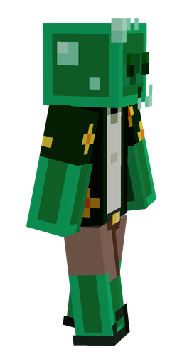 Black skin: body, right side render