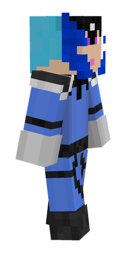 Black skin: body, right side render
