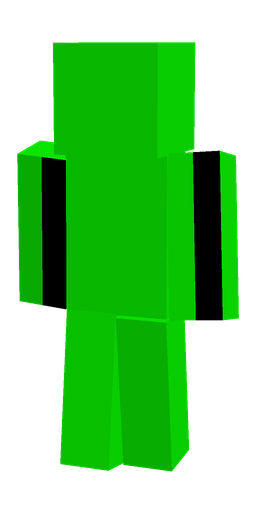 Brown skin: body, back render