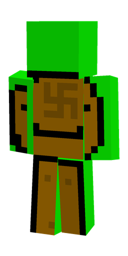 Brown skin: body, front render