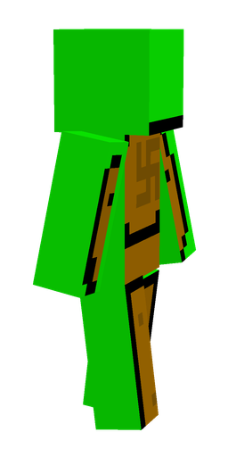 Brown skin: body, right side render