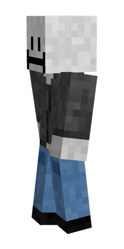 Black skin: body, left side render