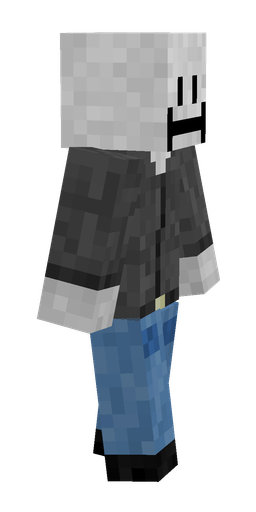 Black skin: body, right side render