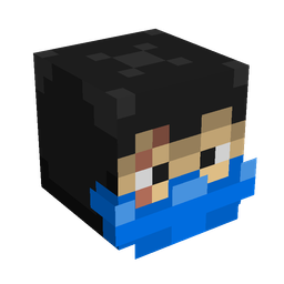 Black skin: head render