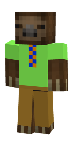 Brown skin: body, front render