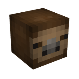 Brown skin: head render