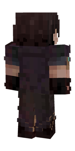 Black skin: body, back render