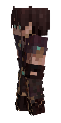 Black skin: body, left side render