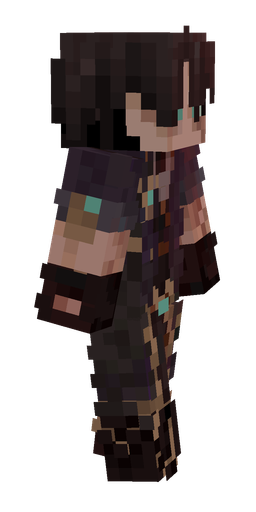 Black skin: body, right side render