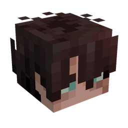 Black skin: head render