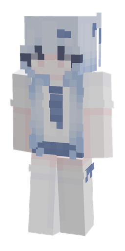 Blue skin: body, front render