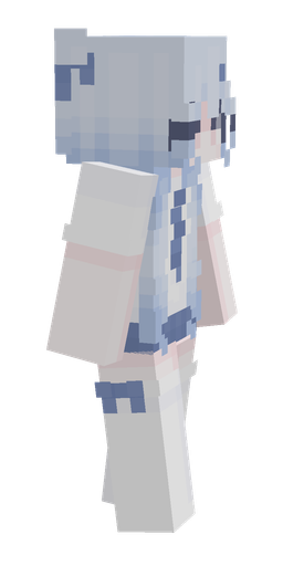 Blue skin: body, right side render