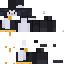 Black skin: raw texture render