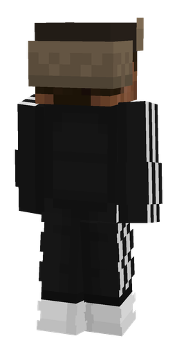 Black skin: body, back render
