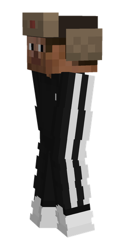 Black skin: body, left side render