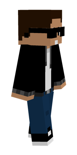 Black skin: body, right side render