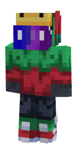 Blue skin: body, front render
