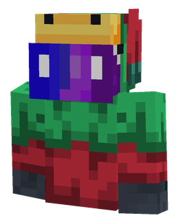 Blue skin: bust render