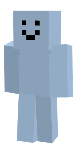 Blue skin: body, front render