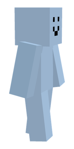 Blue skin: body, right side render