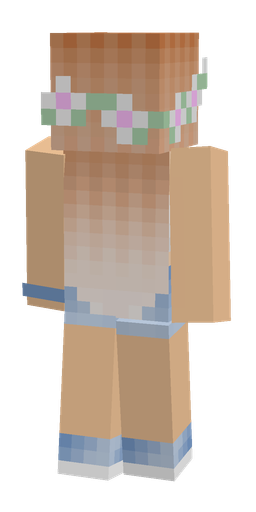 Orange skin: body, back render