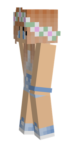 Orange skin: body, left side render