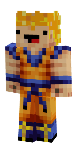 Blue skin: body, front render