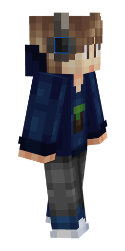 Black skin: body, right side render