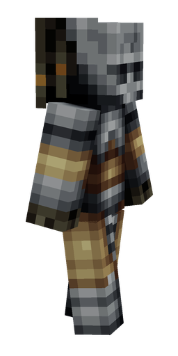 Black skin: body, right side render