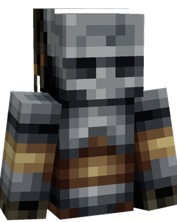 Black skin: bust render