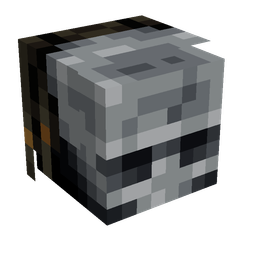 Black skin: head render