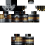 Black skin: raw texture render
