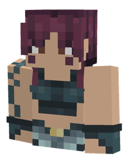 Blue skin: bust render