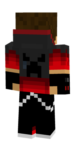 Black skin: body, back render