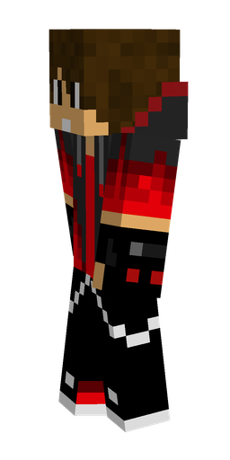 Black skin: body, left side render
