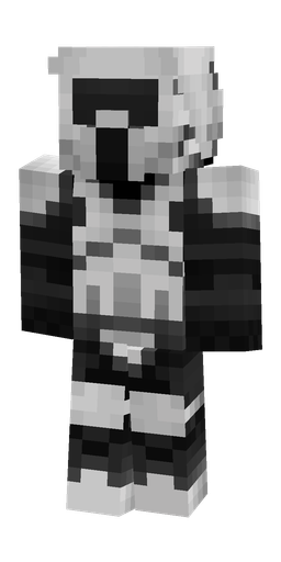 Black skin: body, front render