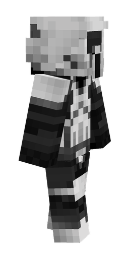 Black skin: body, right side render