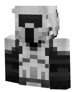 Black skin: bust render