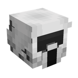 Black skin: head render